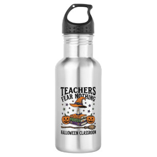 Halloween Teacher Shirt With Witchy Books_1 532 Ml Water Bottle