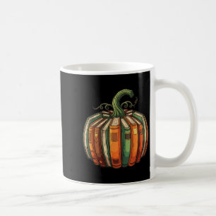 Halloween Teacher Shirts Fall Pumpkin Fall Book Sh Coffee Mug