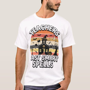 Halloween Teacher Spooky Smarts T-Shirt