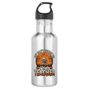Halloween Teacher You Cant Scare Me Vintage Design 532 Ml Water Bottle