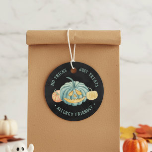Halloween Teal Pumpkin Allergy Friendly Treats Favour Tags