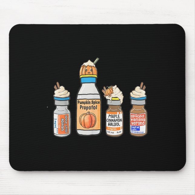 Halloween Tee Crna Pacu Er Ed Icu Cricital Care Nu Mouse Mat (Front)