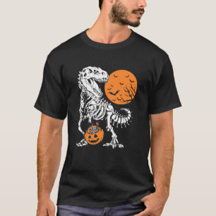Halloween Tees For Boys Kids Dinosaur T Rex Mummy