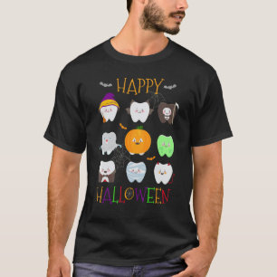 Halloween Teeth Dentist Assistant Tooth Costume Wo T-Shirt
