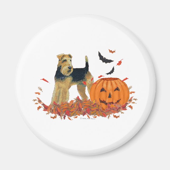 Halloween Terrier Magnet (Front)