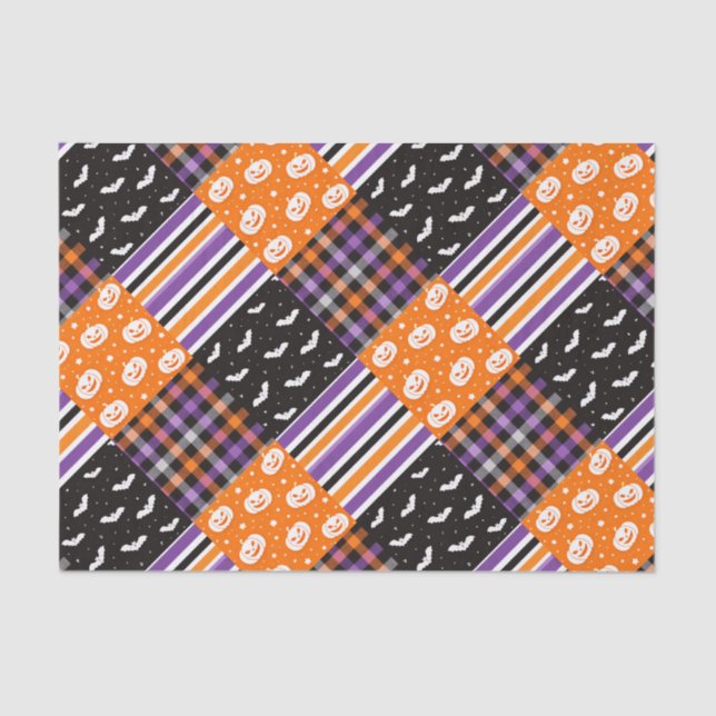 Halloween Textures Tissue Paper (Front)