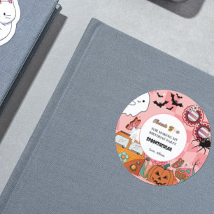 Halloween Thank You birthday  favor tags