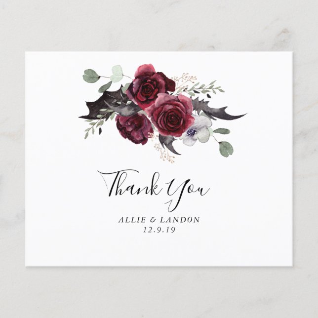 Halloween Thank You Card | Budget (Front)