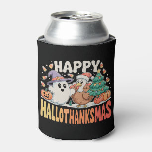 Halloween Thanksgiving Christmas HalloThanksMas Can Cooler