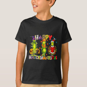 Halloween Thanksgiving Christmas, Happy Hallo Than T-Shirt