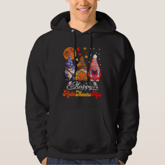 Halloween Thanksgiving Christmas Happy HalloThanks Hoodie