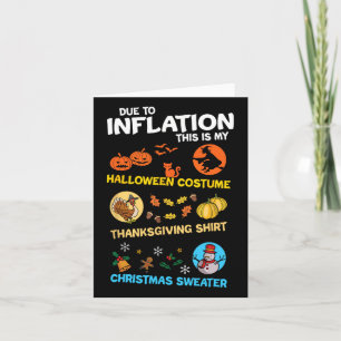 Halloween Thanksgiving Christmas My Spooky Ugly Co Card