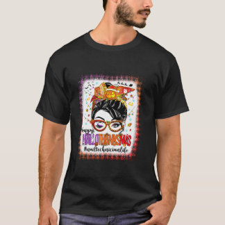 Halloween Thanksgiving Christmas Nail Technician L T-Shirt
