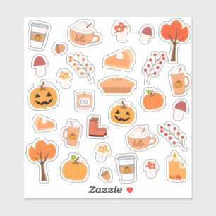 Halloween Thanksgiving Cosy Autumn Fall Scrapbook 