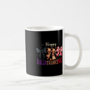 Halloween Thanksgiving Happy Hallothanksmas Coquet Coffee Mug