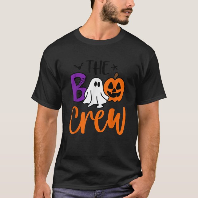 Halloween The Boo Crew for Kids Adults Trick or Tr T-Shirt (Front)