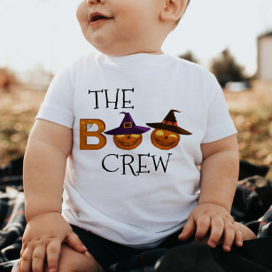 Halloween The Boo Crew Illustration Family     Baby T-Shirt