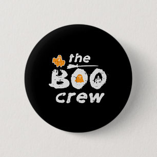 Halloween The Boo Crew Matching Costume Squad Men 6 Cm Round Badge