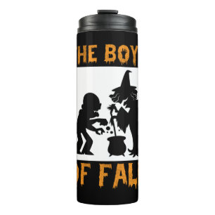 Halloween The Boys Of Fall Birthday Thermal Tumbler