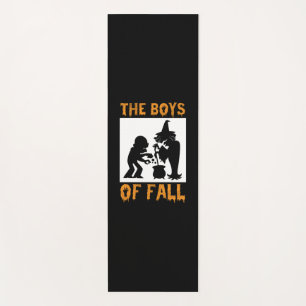 Halloween The Boys Of Fall Birthday Yoga Mat