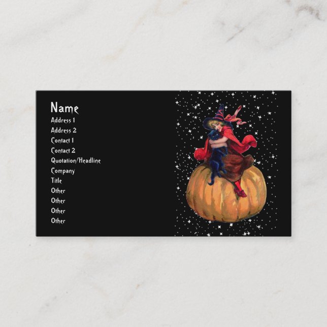 Halloween: The Final Frontier Business Card (Front)