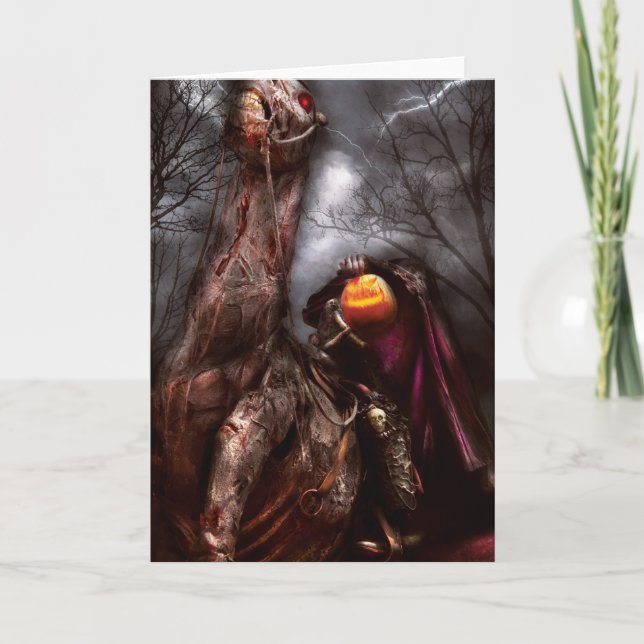 Halloween - The Headless Horseman Card (Front)