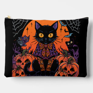 Halloween,The Pumpkin Patch Prowler ,Black Cat Accessory Pouch