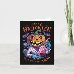 Halloween The Secret’s In The Science Teacher Scie Card
