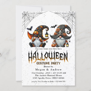 Halloween The Seven Dwarfs Invitation