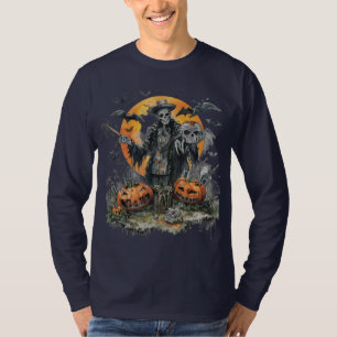 Halloween,The Skull Gentleman of the Harvest Moon T-Shirt