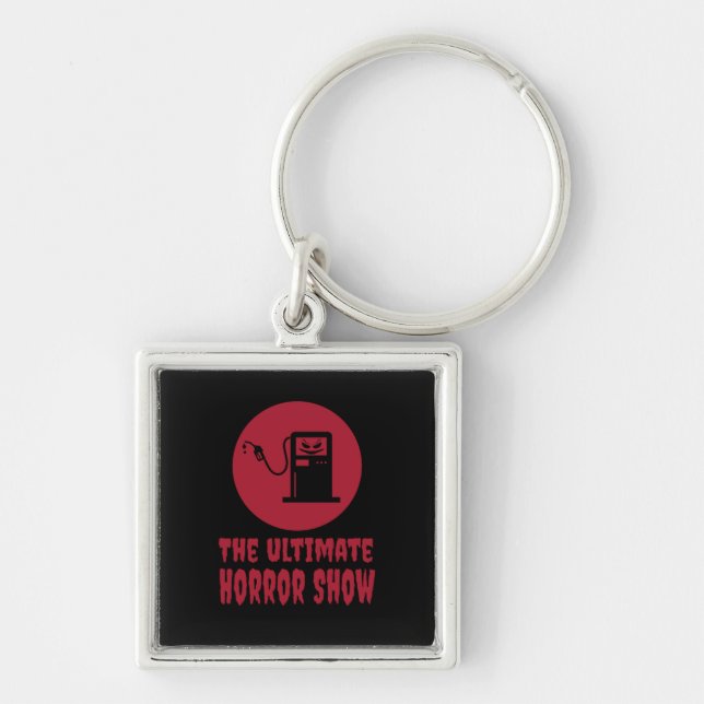 Halloween -The Ultimate Horror Show at Gas Station Key Ring (Front)