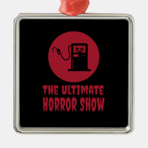 Halloween -The Ultimate Horror Show at Gas Station Metal Tree Decoration