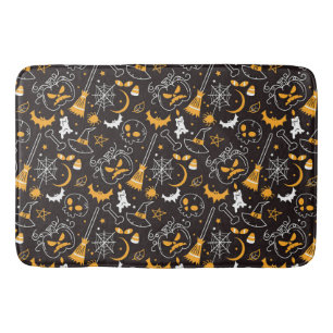 Halloween Theme Bath Mat