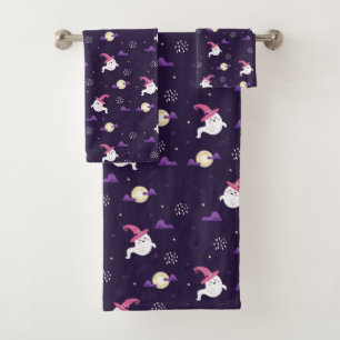 Halloween Theme Bath Towel Set