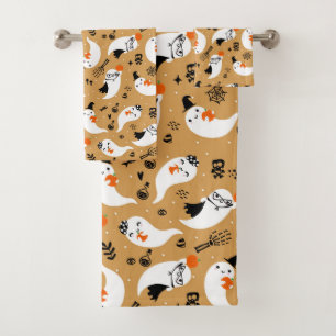 Halloween Theme Bath Towel Set