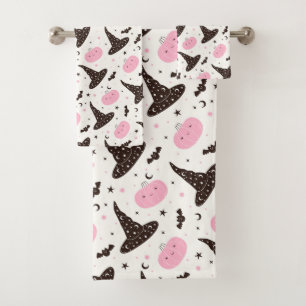 Halloween Theme Bath Towel Set