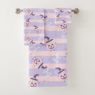 Halloween Theme Bath Towel Set