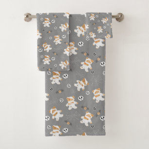 Halloween Theme Bath Towel Set