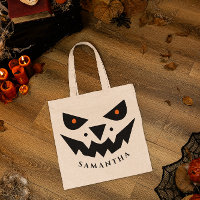 Halloween Theme Jack O Lantern Pumpkin Face
