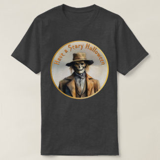 Halloween Theme - Scary Smiling Scarecrow T-Shirt