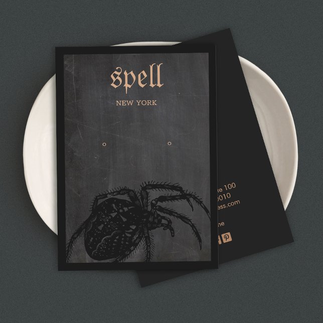 Halloween Theme Spider Earring Display Card (Creator Uploaded)