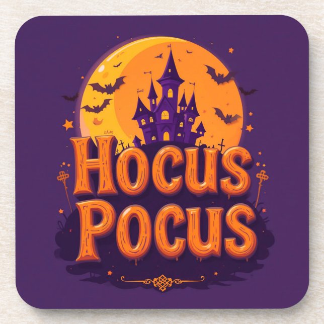 Halloween-Themed Artwork Coaster (Front)