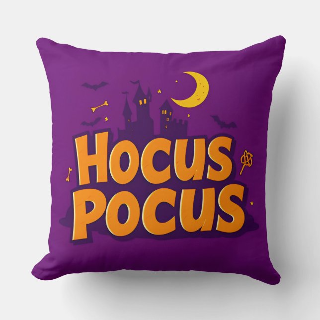 Halloween-Themed Artwork Cushion (Front)