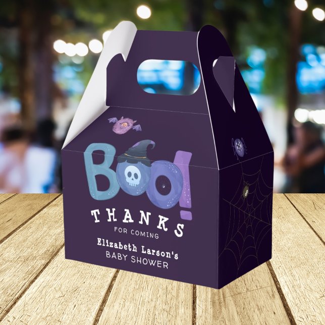 Halloween Themed Baby Shower Cute Party Favour Box (Creator Uploaded)