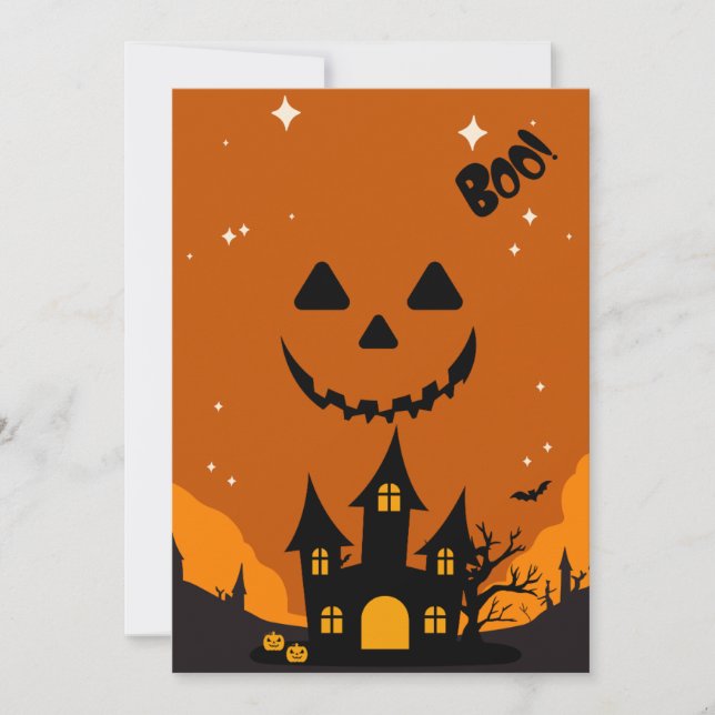Halloween Themed Baby Shower Invite (Front)