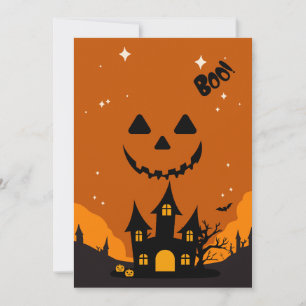 Halloween Themed Baby Shower Invite