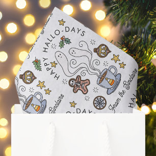 Halloween Themed Christmas Holiday Tissue Paper