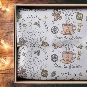 Halloween Themed Christmas Holiday Tissue Paper