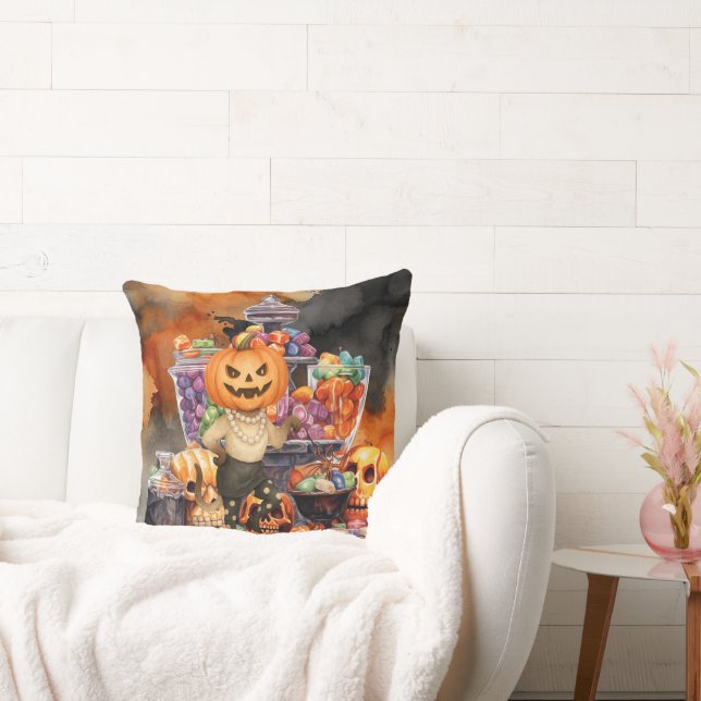 Halloween themed for Siamese Cat Lovers  Cushion (Couch)