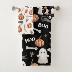 Halloween-themed products bath towel set